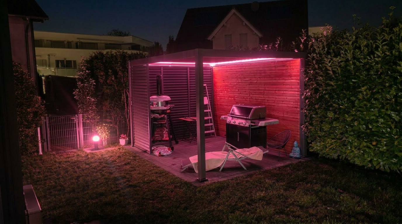Rot Grillhaeuschen 829463